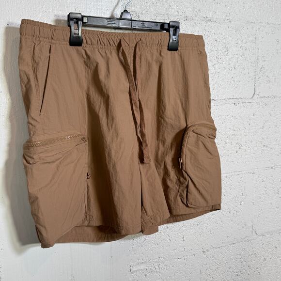 DR Essentials Men's Tan Zip Pocket Cargo Shorts Size large $52 - Picture 3 of 7